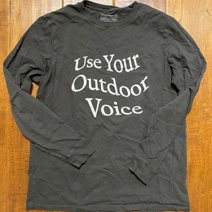 Outdoor Voices x ACLU Long Sleeve T-Shirt!
